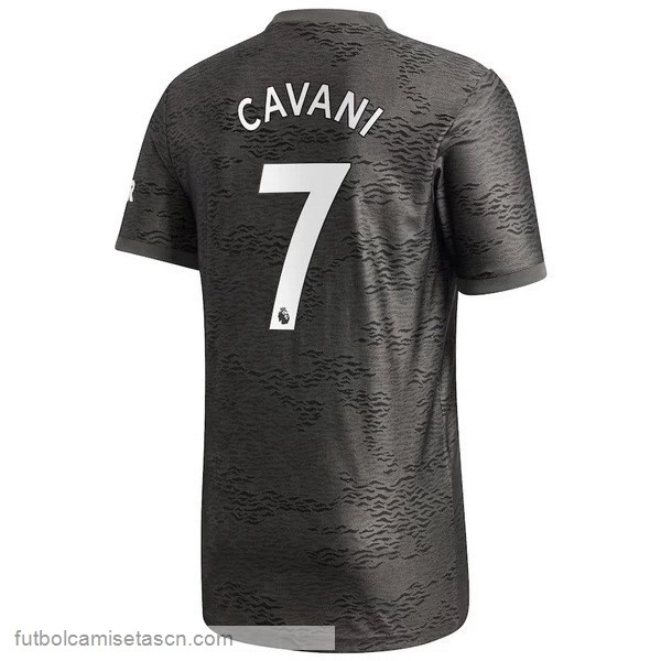 Camiseta Manchester United NO.7 Cavani 2ª 2020/21 Negro